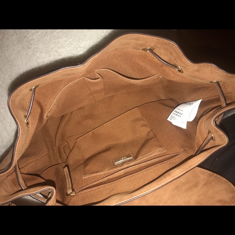 Large light brown purse